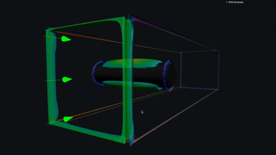 Active Flow Control Simulation
